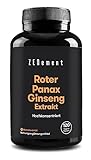 Roter Panax Ginseng Extrakt, 2375 mg (30% Ginsenoside) | echter koreanischer Ginseng | 120 Kapseln |...