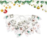 Yabauuop Weihnachtsbeleuchtung Außenbereich - 3 Meter LED Lichterkette,Weihnachts Feenlichter,Für...