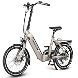SPATIAL E Bike Klappard, 20 Zoll Elektrofahrrad, 40NM 250W Motor 36V 374.4Wh Batterie, 7 Gang...