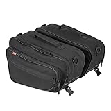 Louis Motorrad Satteltaschen Set 2x15 Liter, Wasserabweisende Motorrad Seitentasche, Motorrad Tasche...