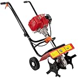 ylpddmm 52CC Gartenfräse Benzin 2-Takt Ackerfräse Kultivator Gartenfräse，1,9 kW Benzin...