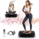 MOSUNY Vibrationsplatte, 2025 Verbesserte Vibrationsplatte mit Doppelmotoren für Abnehmen,...