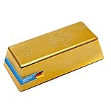 Goldbarren Türstopper und Briefbeschwerer - Lustiger Türversteller aus Fake Gold täuschend echt!
