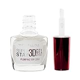 Maybelline New York Nagellack, Transparenter Überlack, Super Stay 3D Gel Effect Plumping Top Coat,...