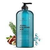 Botanic Hearth Schaumbad mit Hyaluronsäure und Jojoba, 473 ml, mit Meerbutter und süßem...