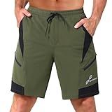Sportneer MTB Radlerhose Herren Gepolsterte Radhose Herren Radlerhose 3D Gefüttert Mountainbike...