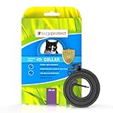 bogaprotect Collar - Floh und Zeckenhalsband für Katzen - Natürlicher Floh und Zeckenschutz für...