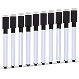 Autoau Whiteboard Marker 10 Stück, Folienstift Abwischbar mit Magnetisch Dry Erase Marker Stifte...