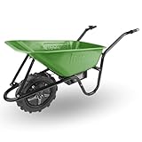 Extol Craft elektrische Schubkarre mit Akku I 500 W I 80 L Mulde & 150 kg Traglast I...
