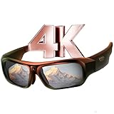 Chujianxi Mini Kamera, Brille Mit Kamera 4k, Aktualisierte Tragbare Videobrille Für Outdoor Und...