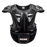 WOSAWE Kinder Motorradjacke Brustpanzer Weste-Schutz Motocross Enduro Sport mit Protektoren für...