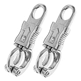 Ciieeo 2stücke Karabinerhaken Heavy Duty Karabinerhaken Mit Schnellverschluss Paracord-seilclips...