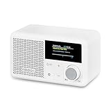 MEDION S66822 Tragbares Mini DAB+ Radio mit Bluetooth (Akku mit bis zu 6,5 Stunden, klein, dimmbares...