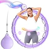 Verstellbarer Smart Hula Hoop für Fitness & Gewichtsreduktion, Tragbarer Hula Hoop Reifen mit...