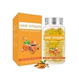 Kurkuma-Haarserum, Haaröl für krauses und geschädigtes Haar, intensive Feuchtigkeitspflege, für...