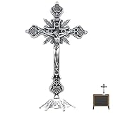 EPINGBP Jesus Kreuz, Kruzifix, Kreuz Ornament Kunstornament kreuz wand modernGeeignet als für...