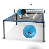 Slazenger Tischtennisplatte- Ping Pong Tisch - leicht und kompakt - Blau / Schwarz - 240 x 120 x...