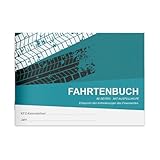 PuK Fahrtenbuch DIN A6 | Finanzamtkonform für PKW | 80 Seiten mit Ausfüllhilfe | Fahrtenbücher...