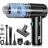 Pourbibi Handstaubsauger Akku,Handstaubsauger,25000Pa Autostaubsauger,Verbessert Mini Staubsauger...