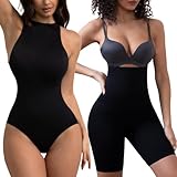 GOLD CARP Tanktop Slips Bodys,Schwarz,XXL und Miederpants,Schwarz,3XL