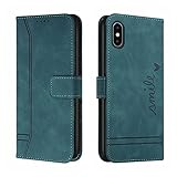 Trugox Handyhülle für Apple iPhone X/iPhone XS Hülle Klappbar Klapphülle mit Kartenfach...