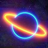 xocome Planet Neon Sign, Wanddekoration,Batterie oder USB Powered Leuchtreklame Led Deko Neonlicht...