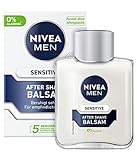 NIVEA MEN Sensitive After Shave Balsam (100 ml), beruhigendes After Shave, feuchtigkeitsspendende...
