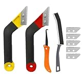 Mörtelentferner-Werkzeug, tragbares Fugenmörtelentferner-Set, 10-facher Fugenrechen Entferner, 5...