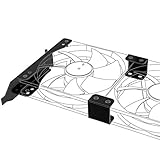 Akasa PCI Slot Halterung für ein/zwei 120mm Lüfter, DIY Unterstützung 12cm Gehäuselüfter...