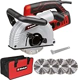 Einhell Mauernutfräse TE-MA 1700 (1.700 W, Schnittbreiteneinstellung bis 38 mm, Schnitttiefe bis 40...