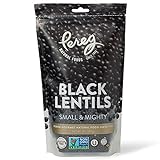 Ganze schwarze Linsen, 473 ml, Beluga Linsen, Black Masoor Daal, ideal zur Anreicherung von...
