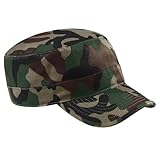 Beechfield, Basecap im Military-Stil, B33, Grün, B33 One size