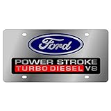 Eurosport 1578-1 Daytona Edelstahl Ford Power Stroke Turbo Diesel Kennzeichen