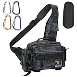 drado Angeltasche Sling Angeltasche, Wasserdicht und verschleißfest Angelrucksack für...