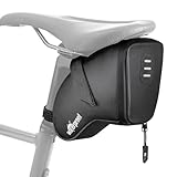 WOTOW Fahrrad Satteltasche - wasserdichte Satteltasche Rennrad klein, Fahrradtasche Sattel mit...