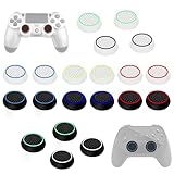 UKOFEW 20 Stück Controller Zubehör,Thumbstick Kappen Grip,Sticks Joystick Schutz...