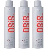 Schwarzkopf Professional OSiS Elastic Haarlack, stapelbar, glattes Finish, Anti-Feuchtigkeit,...