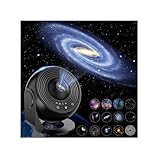 ATEVENSE Galaxy projektor 360° HD Sternenhimmel mit 13 austauschbaren Himmelskörper-Scheiben,...