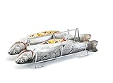 Tescoma GrandCHEF Fischhalter I Perfekt für Backofen & Grill I Kein Wenden I Erhaltene Fischhaut,...