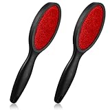 2 Stück Flusenentferner Kleidung, Wiederverwendbare Kleiderbürste Fusselbürste, Doppelseitige...