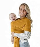 Babytragetuch für Neugeborene bis Kleinkinder, 3,2–15,9 kg, weich, dehnbar, Sicherheitsgeprüft,...