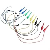 Niceminiwall Breadboard-Testhaken-Clips, weiches Silikon, Messleitungen für elektrische Prüfungen...