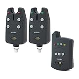 Hirisi Tackle Funk-Bissanzeiger 1+2 Set, Tragetasche, Lautstärke und Empfindlichkeit, für...