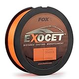 Fox Exocet Fluoro Orange Mono - 1000m monofile Karpfenschnur, Durchmesser/Tragkraft:0.35mm / 18lb /...