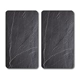 KESPER | Glasschneideplatte/Herdabeckplatte/Buffetplatte, Material: ESG-Sicherheitsglas, Maße: 50 x...