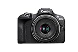 Canon EOS R100 Spiegellose Kamera + RF-S 18-45mm is STM Objektiv + RF-S 55-210mm is STM Objektiv...