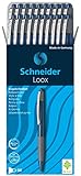 Schneider Loox Kugelschreiber (Schreibfarbe: blau, Strichstärke M, Druckmechanik, dokumentenechte...