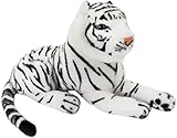 BRUBAKER Tiger Kuscheltier - 25 cm Plüsch Stofftier - Baby Plüschtier Liegend - Kleine Raubkatze -...