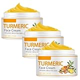 Natürliche Kurkuma Gesichtscreme - Milde Aufhellung für ebenmäßigen Teint, Anti-Aging gegen...