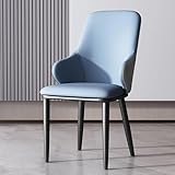 Moderne Esszimmerstühle - Stilvoller Küchenstuhl mit Rückenstütze & Metallbeinen, ideal für...